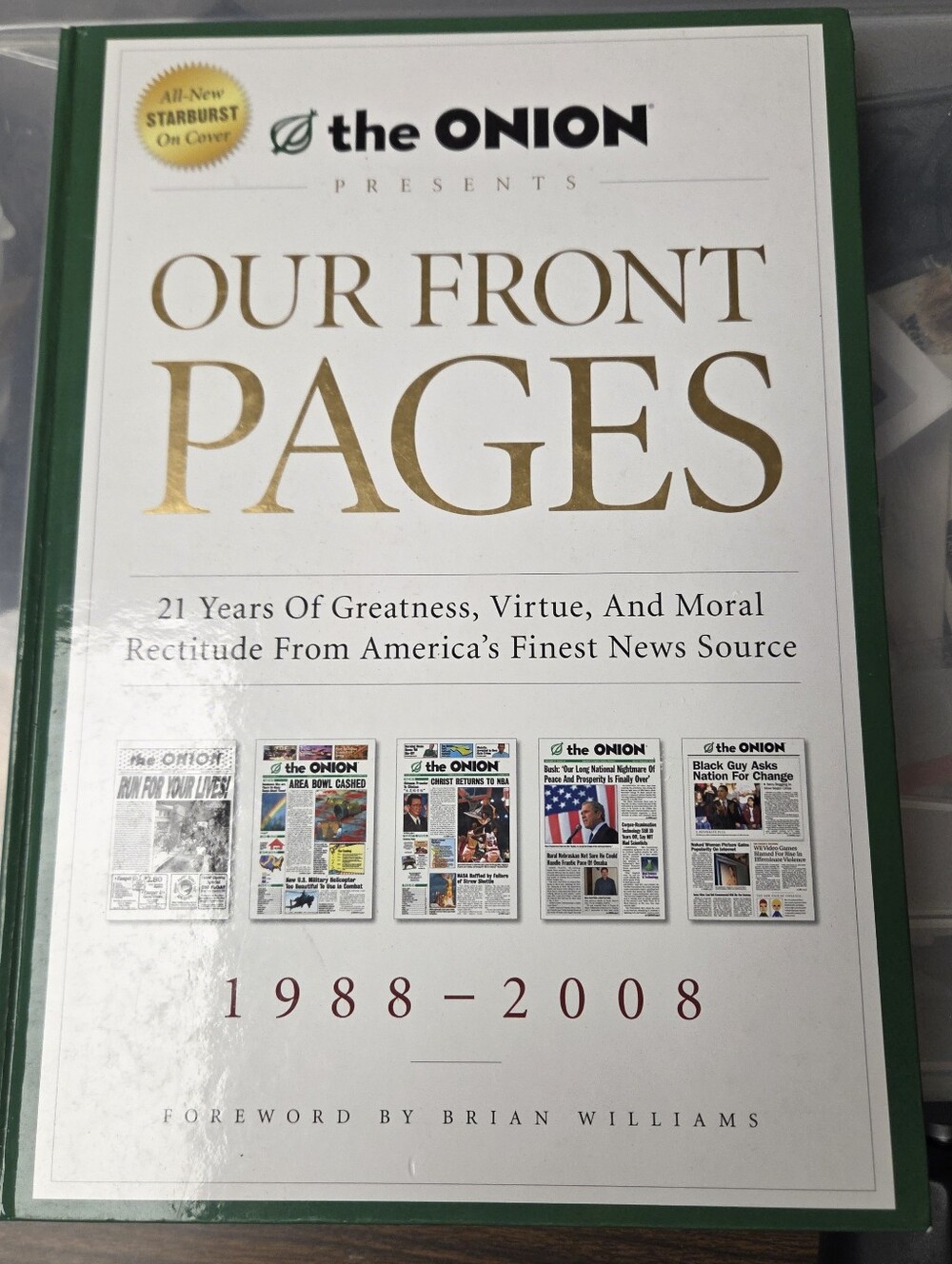 The Onion Our Front Pages Hardcover Book